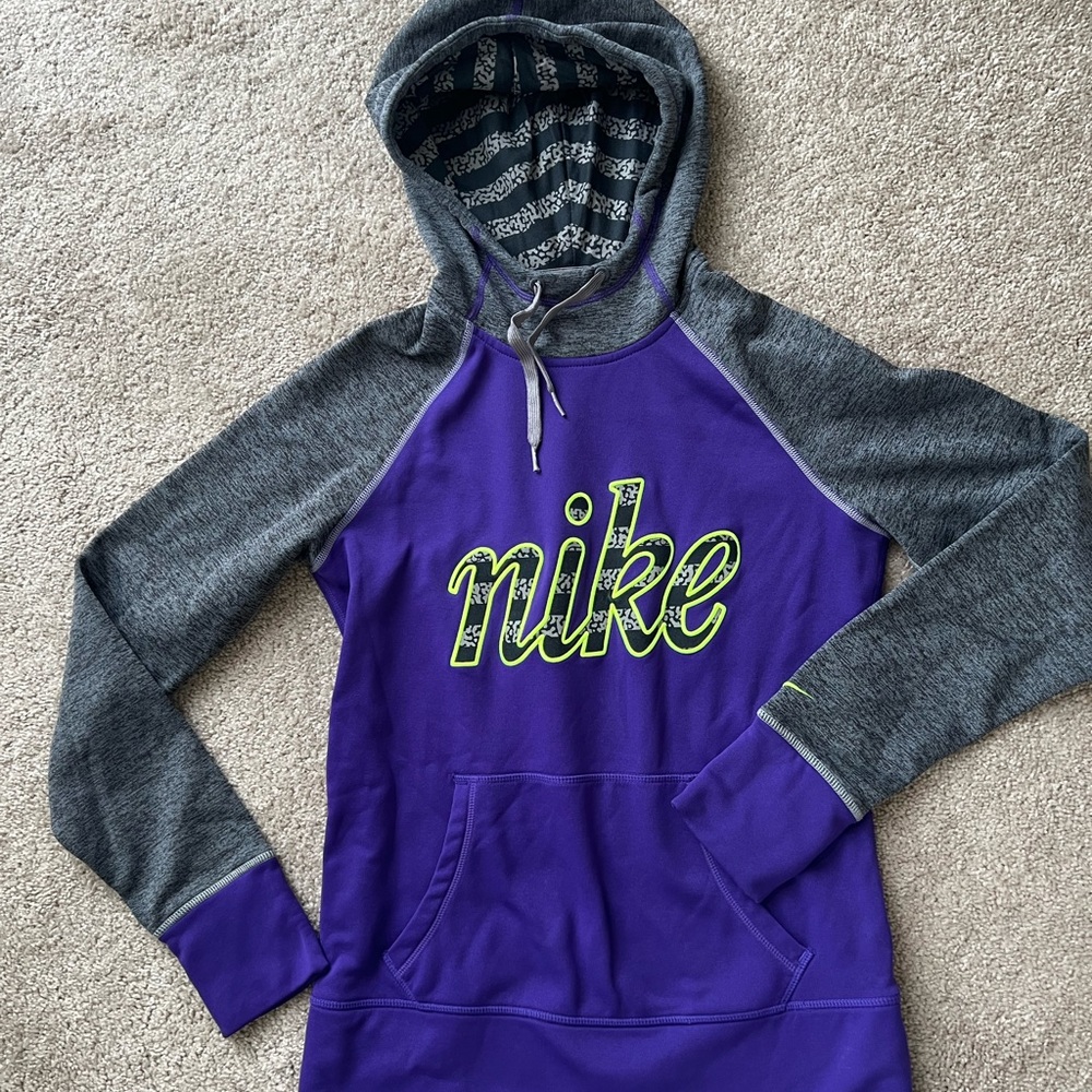 Nike Purple and Gray Pullover